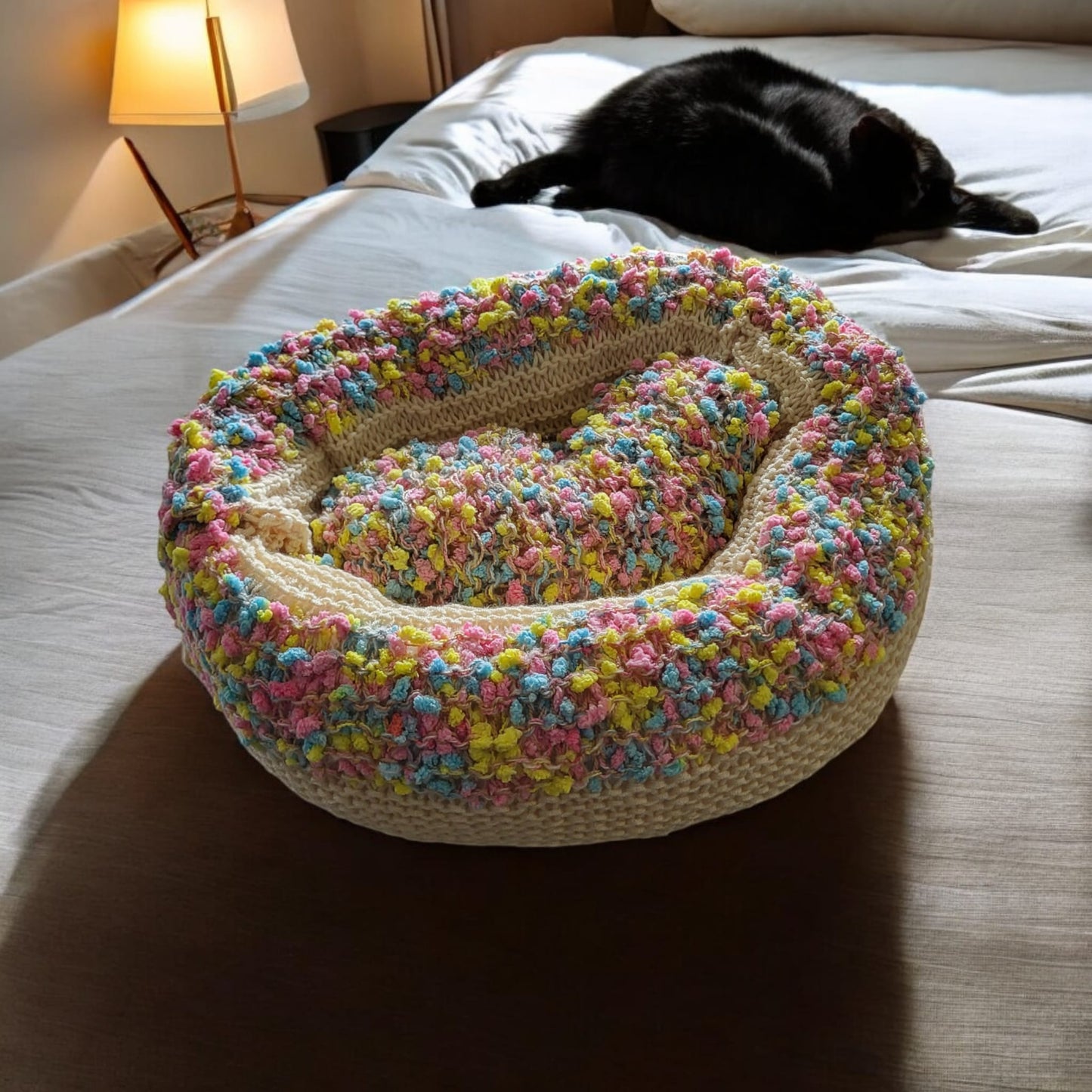 Cama de Gato Donut Heart